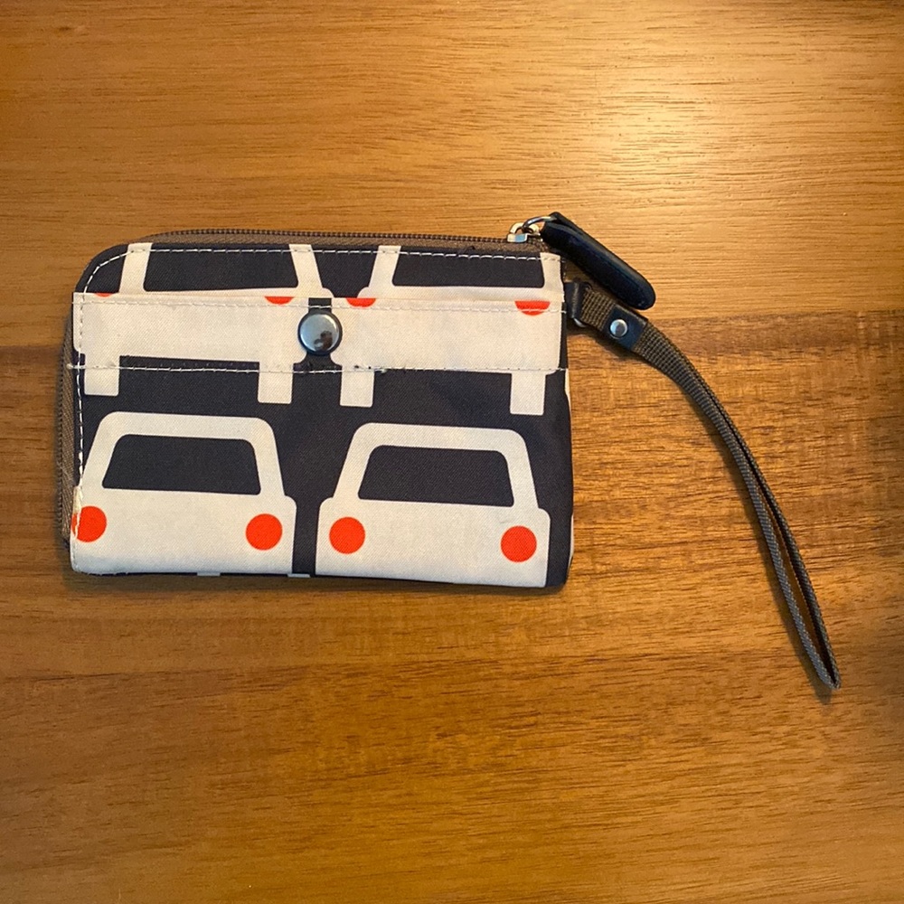 ORLA KIELY for Target Nylon Wristlet/Wallet With Car Graphics